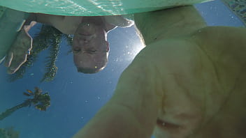 Preview 1 of Original First Time Sex Com - Gigi Breeze Pool Blowjob UNDERWATER 1