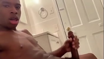 Preview 1 of Gay Schower - Hiding in the toilets to jerk off my dick and moan till i cum