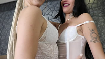 Preview 2 of Girl No Agree With Xx - Behind the Scenes with Kyra Sex &amp_ Eva Perez,  S&atilde_o Paulo ,  Brazil