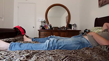 Preview 3 of Awake Lesbian - Carrie B Foot then Anal MAIN 1
