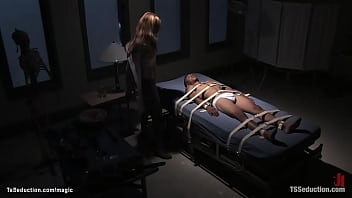 Preview 2 of Guy Fingers His Wife On Webcam - Mature shemale doctor fuck strapped man
