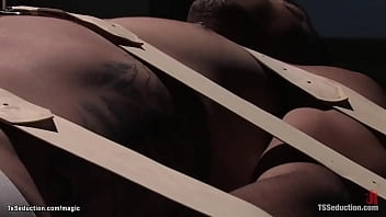 Preview 1 of Guy Fingers His Wife On Webcam - Mature shemale doctor fuck strapped man