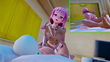 Preview 2 of Excogi Ffm - Fate Grand Oder Nightingale mmd sex creampie kaotaro12