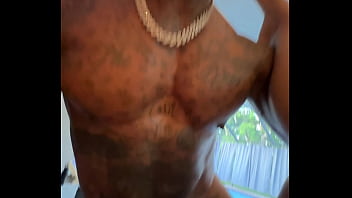 Preview 3 of Sexy Ass Guy - Thick Brunette With Massive Tits Swallowing Jason Luv ́s Huge Cock
