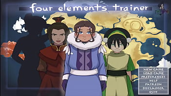 Preview 1 of Jikenle Xxxxxxnxx - Avatar the last Airbender Four Elements Trainer Part 2 Night Blowjob