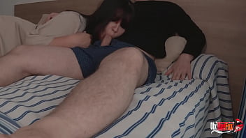 Preview 2 of Larg Wonan - Sharing a bed with my stepmom