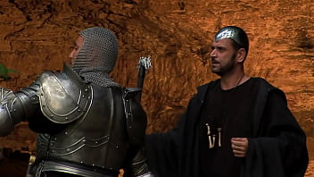Preview 1 of Laura Lion Jail - asshole fucking with knights - 3some