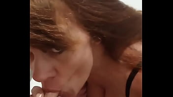 Preview 2 of Black Grandpa Interracial - Минетик в презервативе. Часть 1