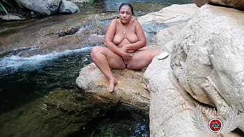 Preview 2 of Second Timer Sex - On a sex walk with my stepbrother and his friends,  I show them outdoors,  playing with my pussy and my tits in the river. I am the slut of the family (Full video XVIDEOS RED)