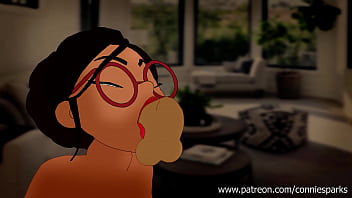 Preview 1 of Lesbian Groped Girl Bus - Hentai Face Fucking a Girl in Glasses