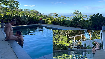 Preview 1 of Kim Soo Hyun Vintage - Outdoors ANAL and Blowjob in Costa Rica