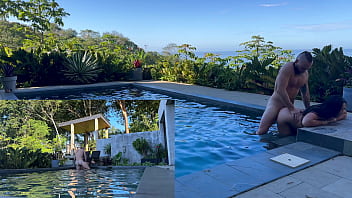 Preview 4 of Kim Soo Hyun Vintage - Outdoors ANAL and Blowjob in Costa Rica