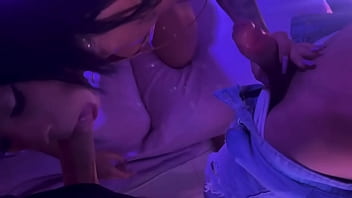 Preview 2 of Meshy Ron - Shemale Vanessa Rafaella and Shemale Let&iacute_cia Rodrigues - [TRAILLER] I was at the club with my friend and two guys called us to fuck and soon we were fucking inside the club