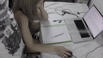 Preview 1 of Rurouni Kenshi Yaoi - I rub my cock on my stepdaughter&#039_s arm while she studies,  and it ends like this