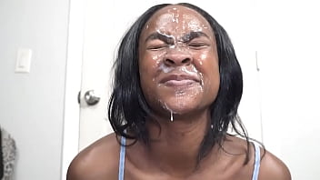 Preview 1 of Masage Duck Mom - CUM FACIAL BUKKAKE SPUNK