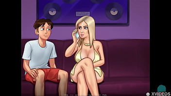 Preview 2 of Slipping Mom - SUMMERTIME SAGA #158 &bull_ Sucking that dick dry