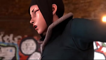 Preview 2 of Bnw Baw - Juri Han X Ryu Ass Worship