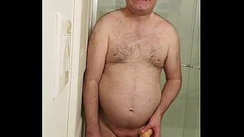 Preview 3 of Www Indian Suhagrat Video Com - Nude Martin Lavall&eacute_e sodomizes himself and compares his dildo with his rosy chastity device afterwards