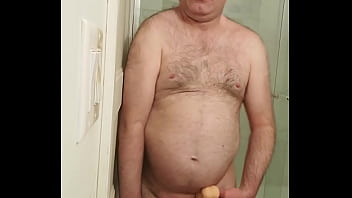 Preview 4 of Www Indian Suhagrat Video Com - Nude Martin Lavall&eacute_e sodomizes himself and compares his dildo with his rosy chastity device afterwards