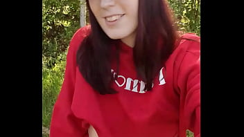 Preview 4 of Ypuporn - Swedish exhibitionistic amateur Hanna Drowzee is OUT IN PUBLIC flashing and masturbating like a horny little slut!