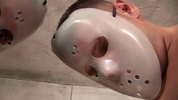 Preview 2 of Bazzir Sex - horny anal whore with 2 masked men