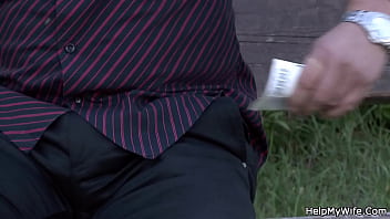 Preview 1 of Teen Sex Masage African - Asking stranger to fuck his young wife