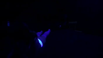 Preview 2 of Girl 12 Dick Woods - Scarlett Johnson Blacklight Sex RIGHT 5