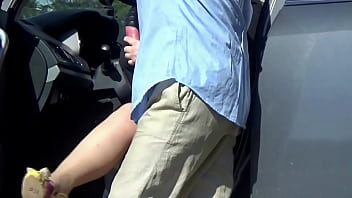Preview 2 of Gay Chaos Men Edge - Picnic by the road with a hot beauty