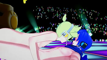 Preview 1 of Indian Sex Opn Mubaiesex - Vocaloid Yaoi - Len x Kaito Boobjob and fucked in stage - Sissy crossdress Japanese Asian Manga Anime Game Porn Gay