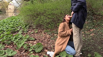 Preview 2 of Skinny Asian Granny Fucking - Outside facial cumshot from ActorFab on Aleyda Guzmann near the Brugge river