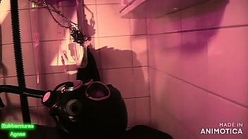 Preview 2 of Teens Fuck Or Jail - Rubbernurse Agnes - Respiratory therapy and reduction with the Piss Inhaler and oral infusion (3 day old stale piss) - it smells so delicious and tastes so good....