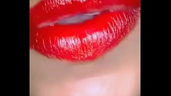 Preview 2 of Sally Danglo - horny play with her lips