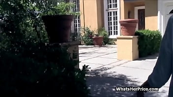 Preview 1 of Exchange Of Shoes - She gets paid to ride my dick outdoors