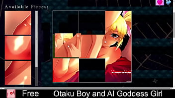 Preview 3 of New Sany Leon Sex - Otaku Boy and AI Goddess Girl