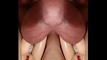 Preview 4 of Clips Uzun Sikli - Mirranuz Walk with BARBIE purple pony M68b 20250209tail head fucking my anus and her legs trap my balls