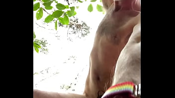 Preview 2 of Blac Ket Com - Bareback fuck in the forest in Berlin,  my hole gets used by an 8 inch cock