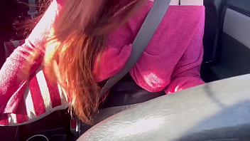 Preview 1 of Dakota Sleep Assault - Italian Big Tits Milf Artemisia Love Driving Around and showing her big tits