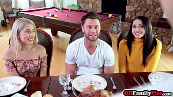 Preview 3 of Jasmine Jae Rugby - Big cock fucked two naughty babes Avi Love and wet Paisley Bennett