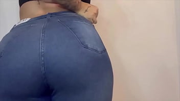 Preview 3 of Helpmywife News - Lula Farting In Jeans! (HUGE BOOTY!)