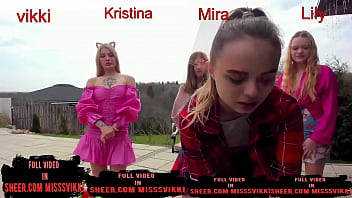 Preview 2 of Iran Hijab - Group fuck on the street 4 pussies. missVicky