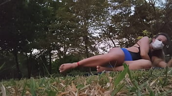 Preview 4 of Asar Boobs - FICOU EXCITADA FAZENDO IOGA