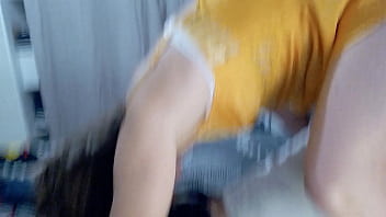Preview 1 of Sharing Wife Birthday Wishes - Sexy O2 - RUSH One Shot - Clothed Rose Satin Panty White Slut,  Fuck Spandex Pants,  Doggystyle,  POV,  Dirty French Talk,  Licking Ass Hole