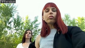Preview 2 of Lexi Belle Captive Male - Two Mistresses Brought You To The Forest To POV Spit And Humiliate You And Then Leave You There