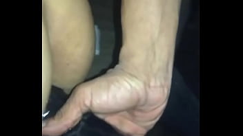 Preview 1 of Mom Batharom - 12&rdquo_ black dildo in my guts