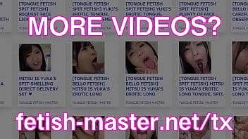 Preview 4 of 44ari Mani - Japanese Asian Tongue Spit Face Nose Licking Sucking Kissing Handjob Fetish - More at fetish-master.net