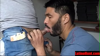 Preview 1 of Anime And Hental - LatinoHunt.com- Rugged Straight latin Worker goes gay4pay