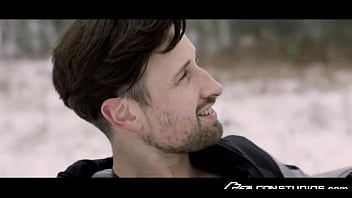 Preview 1 of Anal Mature Tv - FalconStudios - Handsome Hunk Fuck Hard Outdoors In Snow - Drew Dixon,  Kenzo Alvarez