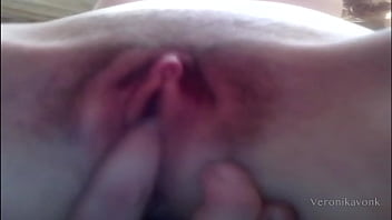 Preview 4 of Xxx Therapy - 18 years old skinny girl fingering and rubbing tight hairy pussy