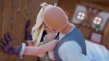 Preview 2 of Bbw Vs Monster Bbc - Granblue Fantasy Zooey mmd sex creampie kaotaro12