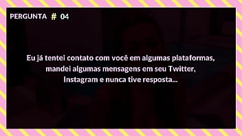 Preview 3 of Lesbian Try Kok - Nathalia Fontes respondendo aos F&atilde_s